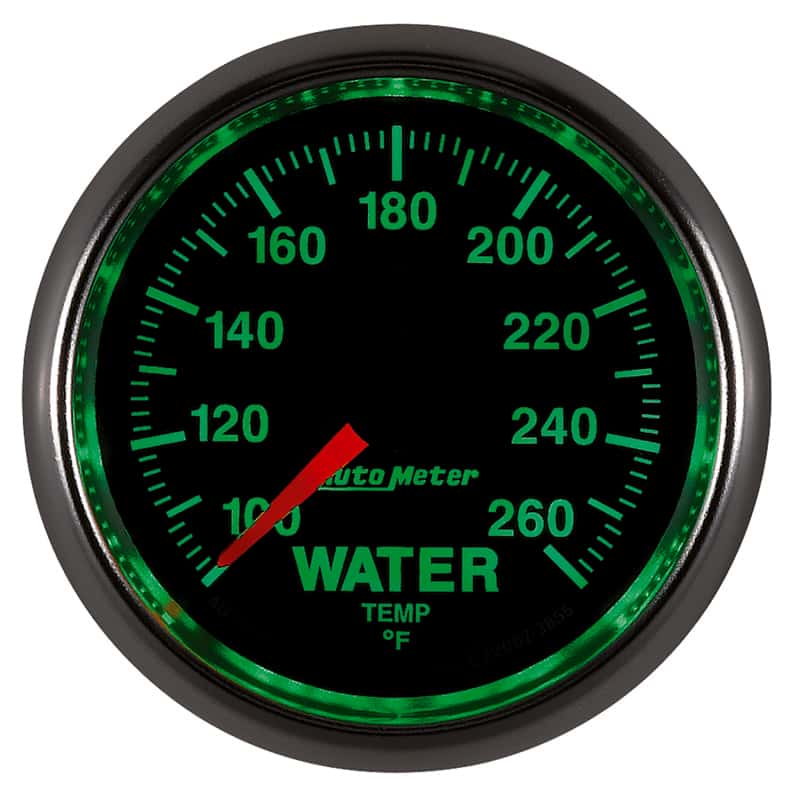 AutoMeter — Autometer GS 100-260 degree Electronic Water Temperature Gauge
2-1/16" WATER TEMP, - view 9