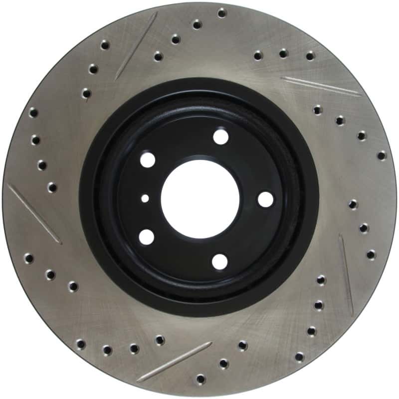 Stoptech — StopTech 06-07 350Z / 05-07 G35 exp Sport/ 06-07 G35X SportStop Slotted & Drilled Front Left Rotor
Disc Brake Rotor
Slot/Drill Rotor - view 3