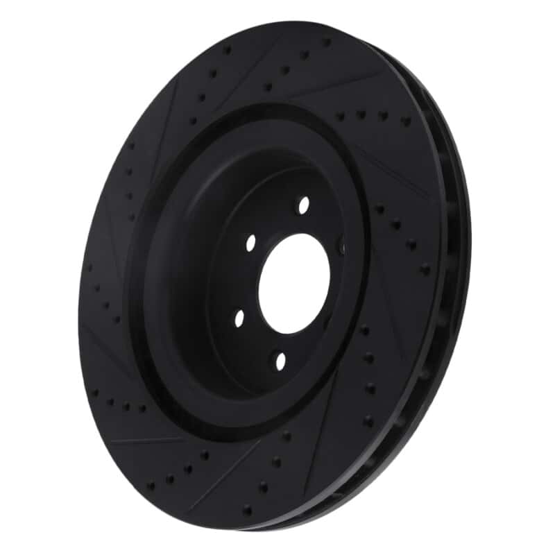 R1 Concepts — R1 2003-2017 Dodge Viper Front Right Drilled & Slotted Black Brake Rotor
R1 Brake Rotor Drill - view 4