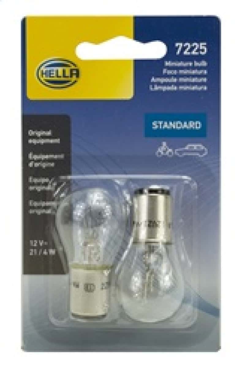 Hella — Hella Bulb 7225 12V 21/4W Baz15D S8 (2)
7225TB Incan Bulb - view 6