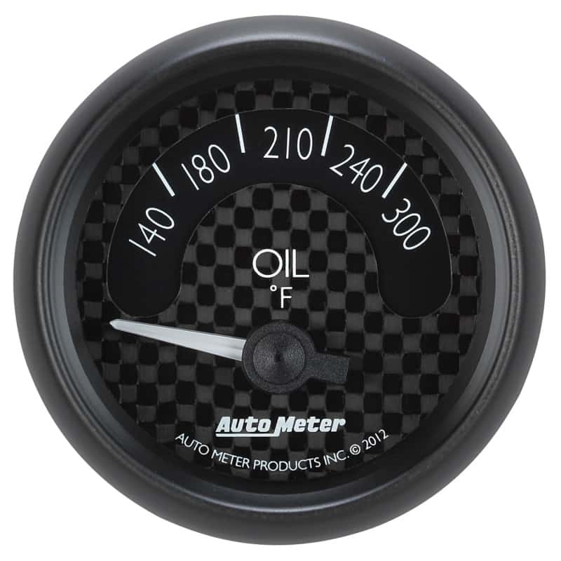AutoMeter — Autometer GT Series 52mm Short Sweep Electronic 140-300 Deg F Oil Temperature
2-1/16" OIL TEMP, 14 - view 1