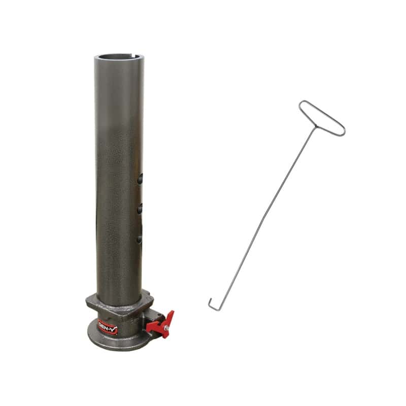 GEN-Y Hitch — Gen-Y Viking 4in Round Tube Gooseneck Static Hitch w/SnapLatch 2-5/16in Coupler 8.5K TW 30K
Gooseneck Hitch - view 2