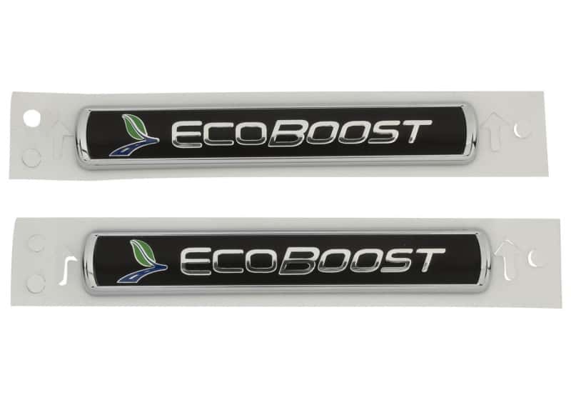 Ford Racing — Ford Racing Black/Silver EcoBoost Emblem 3-1/2in x 9/16in - Set of 2
Emblem - view 10