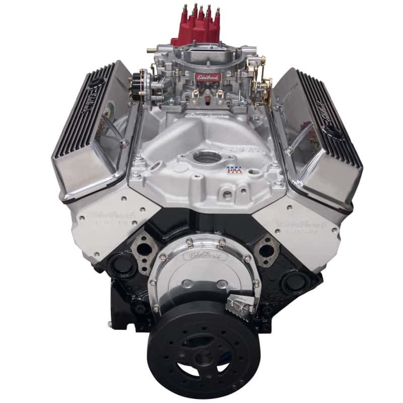 Edelbrock — Edelbrock Crate Engine Edelbrock 9 0 1 Performer E-Tec No Water Pump As Cast
CRATE ENGINE - view 6
