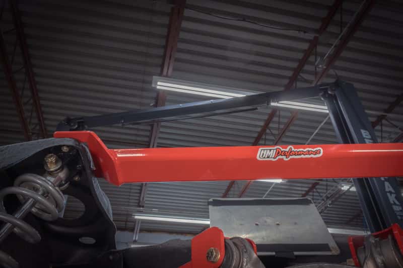 UMI Performance — UMI 64-72 GM A-Body Rear Shock Tower Brace - Red
Shock Tower Brace - view 2