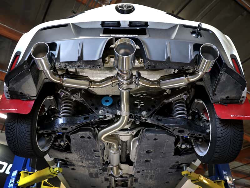 aFe — aFe 23-24 Toyota GR Corolla L3 1.6L (t) Gemini XV 3in to 2-1/2in Cat Back Exhaust w/ Polished Tips
Cat-Back Exhaust - view 6