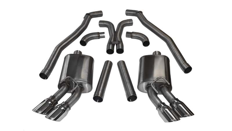 CORSA Performance — Corsa 2012-2015 Chevrolet Camaro Coupe ZL1 6.2L V8 Polished Sport Cat-Back + XO Exhaust
Exhaust - view 1