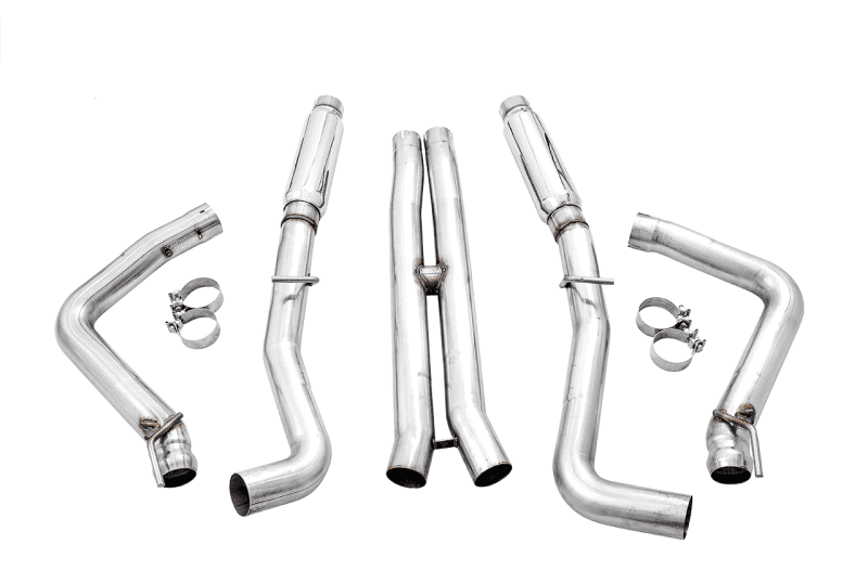AWE Tuning — AWE Tuning 2015+ Dodge Challenger 6.4L/6.2L Supercharged Track Edition Exhaust - Use Stock Tips
Track Exhaust - view 2