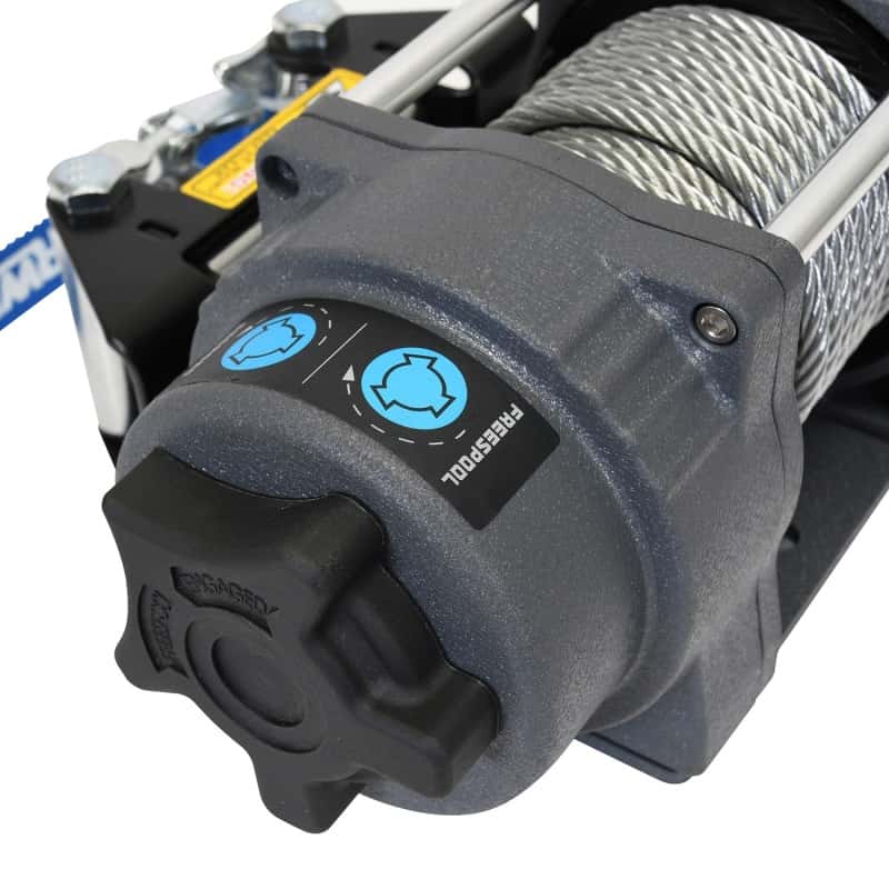 Superwinch — Superwinch 2500 LBS 12V DC 3/16in x 40ft Steel Rope Terra 2500 Winch - Gray Wrinkle - view 8