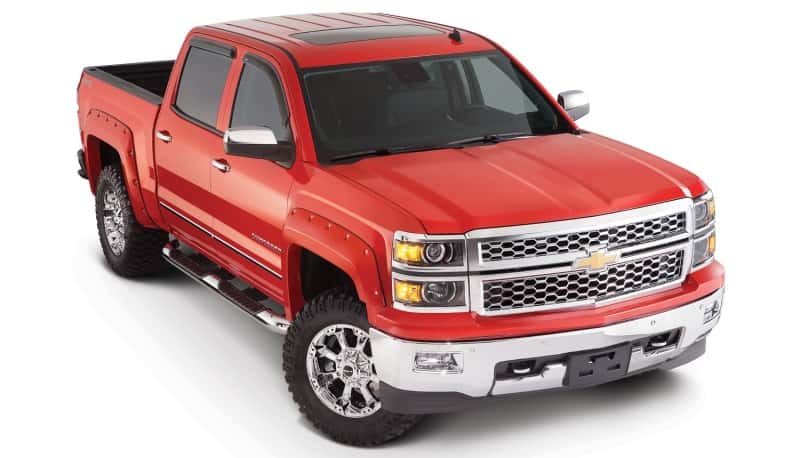 Bushwacker — Bushwacker 14-18 Chevy Silverado 1500 Fleetside Pocket Style Flares 4pc - Black
FF Pocket Style 4Pc - view 3