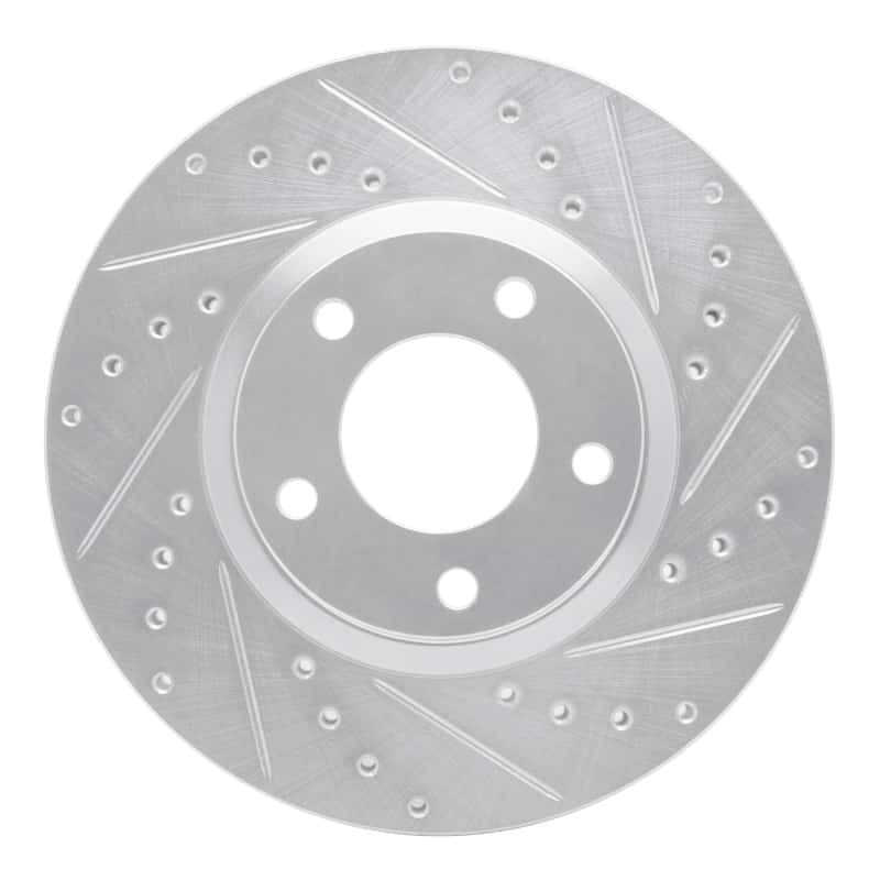 R1 Concepts — R1 04-15 Mazda 3 Front Right Drilled & Slotted Silver Brake Rotor
R1 Brake Rotor Drill - view 1