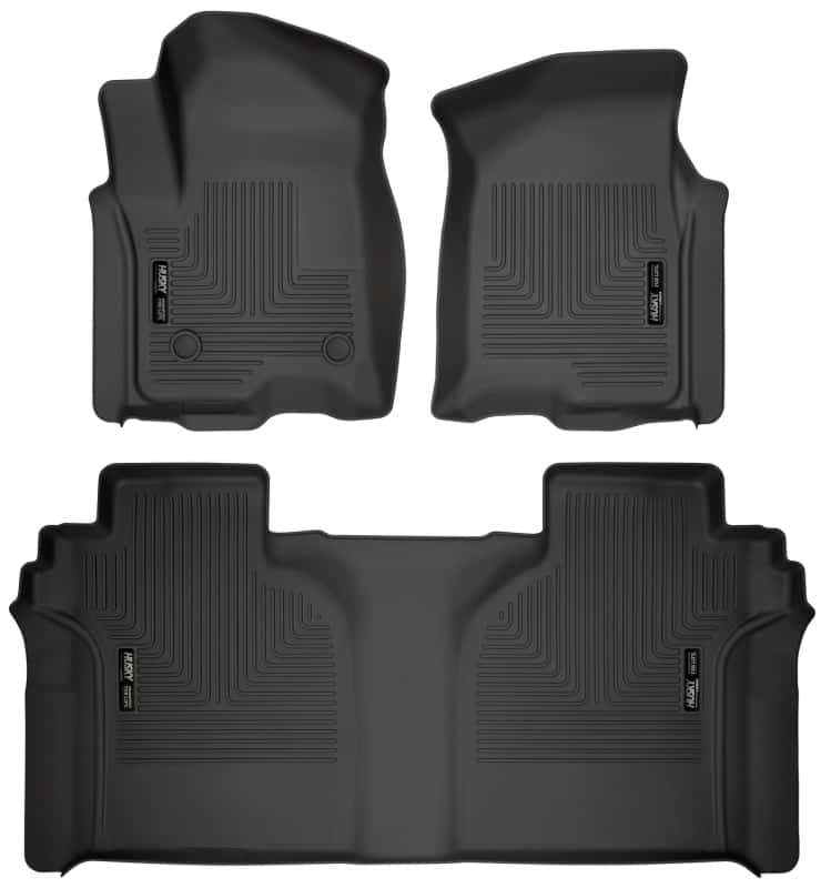 Husky Liners — Husky Liners 19-23 Chevrolet Silverado 1500 Crew Cab WeatherBeater Blk Front & 2nd Seat Floor Liners
Husky Liners 2019 Chevy Silverado 1500 CC w/Storage Box Front & 2nd Seat Weatherbeater Floor Liners
Floor Liners - view 1