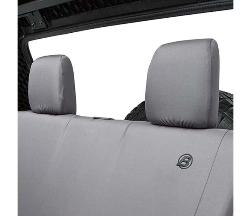 Bestop — Bestop 07-18 Jeep Wrangler JK 2-Door Rear Seat Covers (Charcoal) - view 2