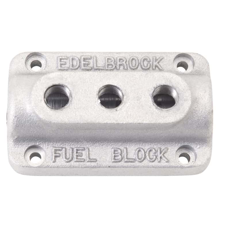 Edelbrock — Edelbrock Fuel Block Triple As Cast
CARB COMPONENTS - view 3