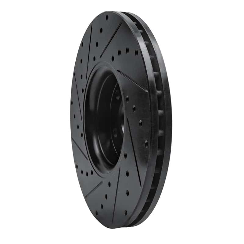 R1 Concepts — R1 10-16 Volvo XC60 Front Right Drilled & Slotted Black Brake Rotor
R1 Brake Rotor Drill - view 4