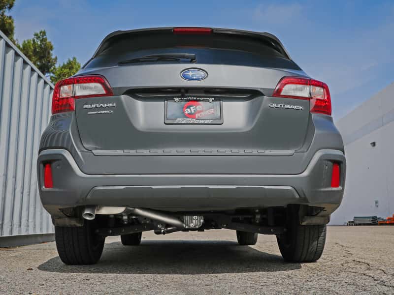 aFe — aFe 15-19 Subaru Outback H4 2.5L Takeda 2.5in 304 SS Cat-Back Exhaust
Cat-Back Exhaust - view 4