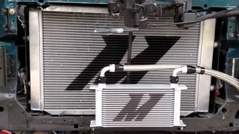 Mishimoto — Mishimoto Universal 10 Row Oil Cooler Kit (Metal Braided Lines) - view 13