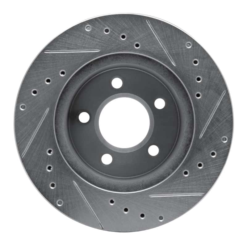 R1 Concepts — R1 91-94 Ford Crown Victoria Front Left Drilled & Slotted Silver Brake Rotor
R1 Brake Rotor Drill - view 5