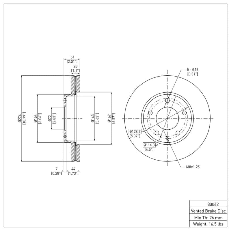 DFC — DFC 95-06 Mazda MPV Front GeoSPEC Coated Rotor
DFC Brake Rotor - view 6