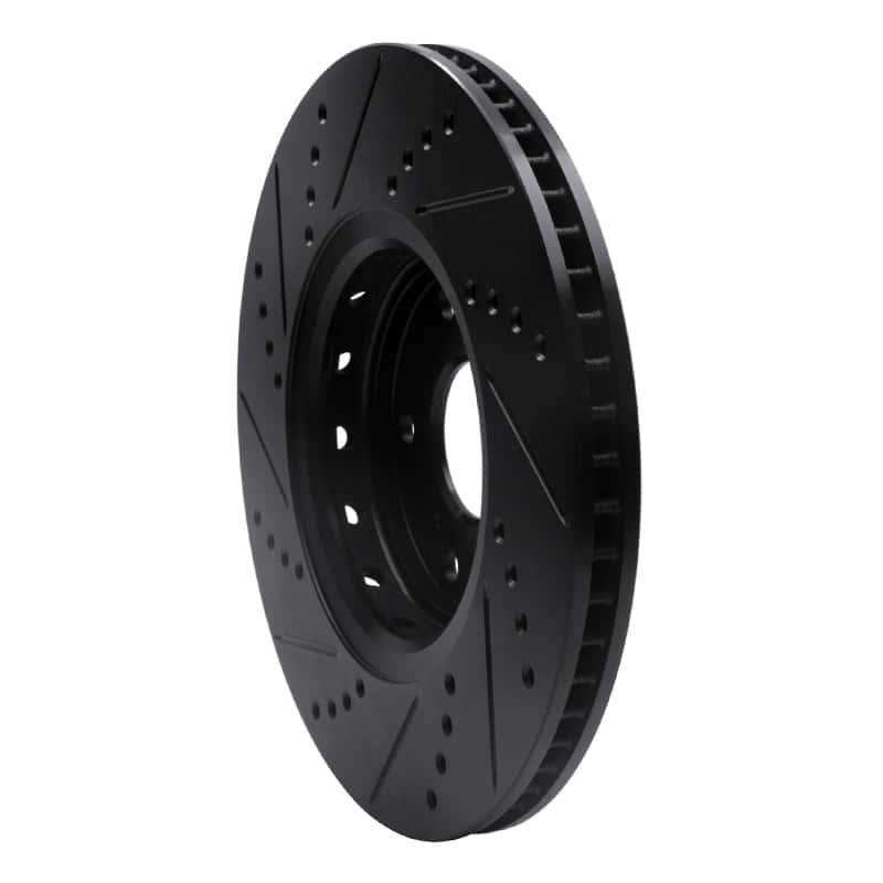 R1 Concepts — R1 16-22 Acura ILX Front Right Drilled & Slotted Black Brake Rotor
R1 Brake Rotor Drill - view 4