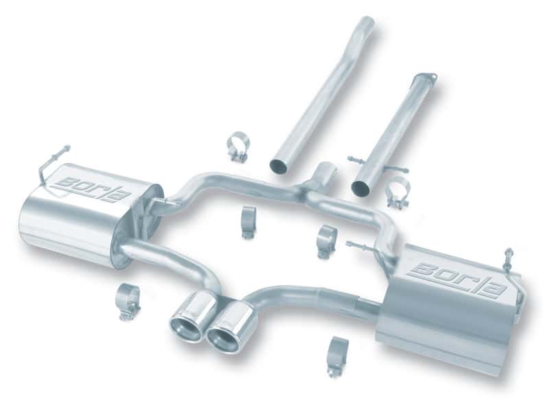 Borla — Borla 04-06 Mini Cooper S (Incl. Convertible) Normal Cat-back
Cat-Back System
ExhstSysKt - view 2