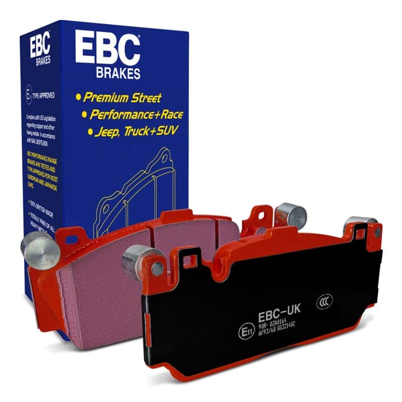 EBC — EBC 12+ BMW M5 4.4 Twin Turbo (F10) Redstuff Front Brake Pads
Disc Brake Pad - view 1