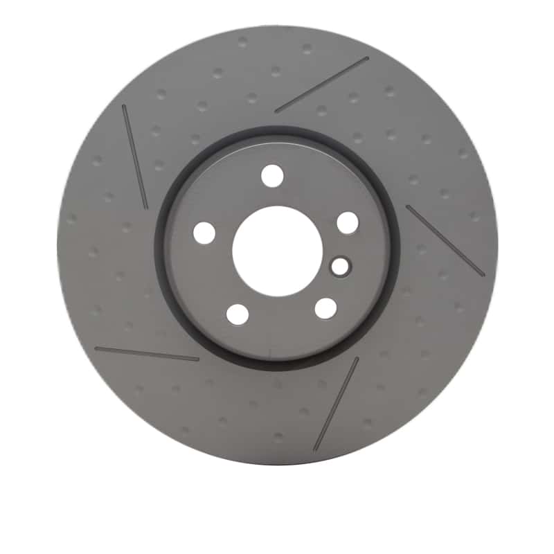 DFC — DFC 15-19 Mini Cooper (Excl Clubman) Front GeoSPEC Coated Rotor - Dimpled and Slotted
DFC Brake Rotor - view 1
