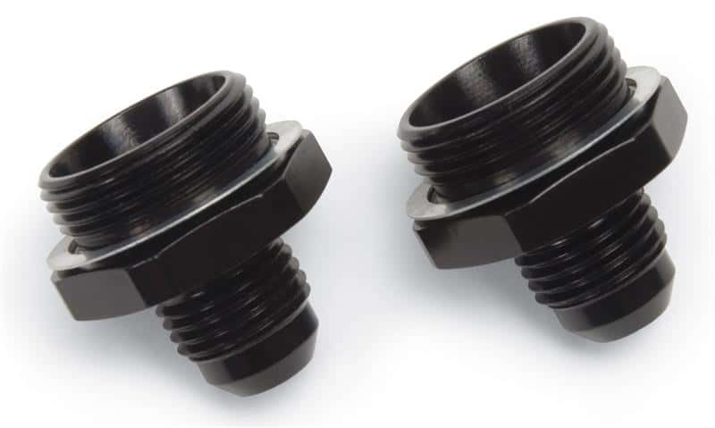 Russell — Russell Performance -6 AN Carb Adapter Fittings (2 pcs.) (Black)
CrbAdptFitting - view 3