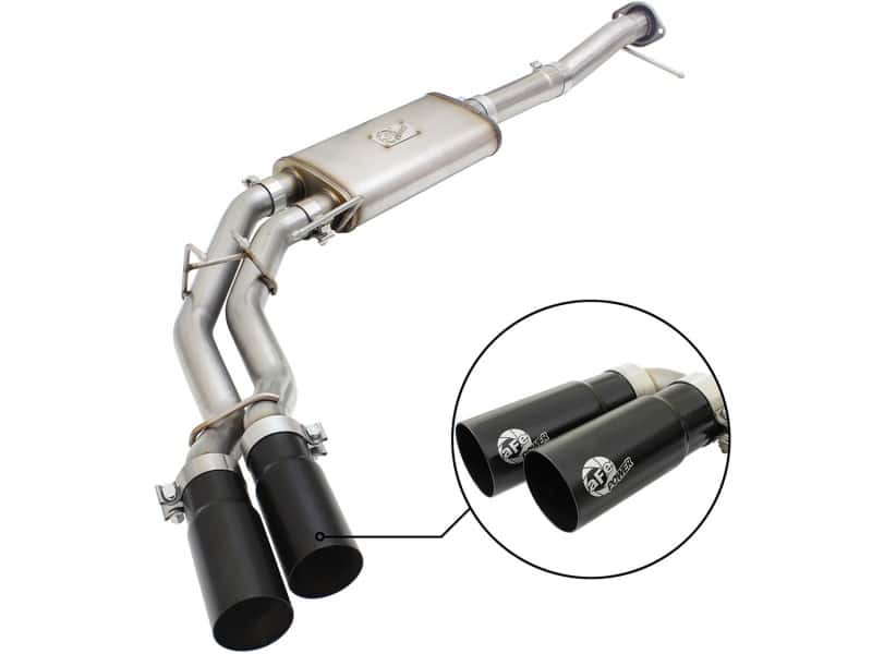 aFe — aFe Rebel Exhausts 3in SS Cat-Back 09-14 Ford F-150 4.6/5.0/5.4L w/ Black Tips
Cat-Back Exhaust - view 1