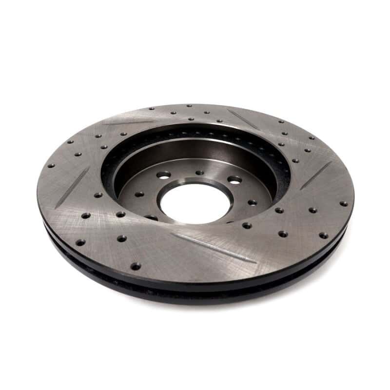 BLOX Racing — BLOX Racing Slotted And Cross-Drilled Rotor Left SIde - view 9