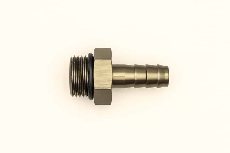 DeatschWerks — DeatschWerks 8AN ORB Male To 3/8in. Male Triple Barb Fitting (Incl. O-Ring)
Lines & Fittings - view 4