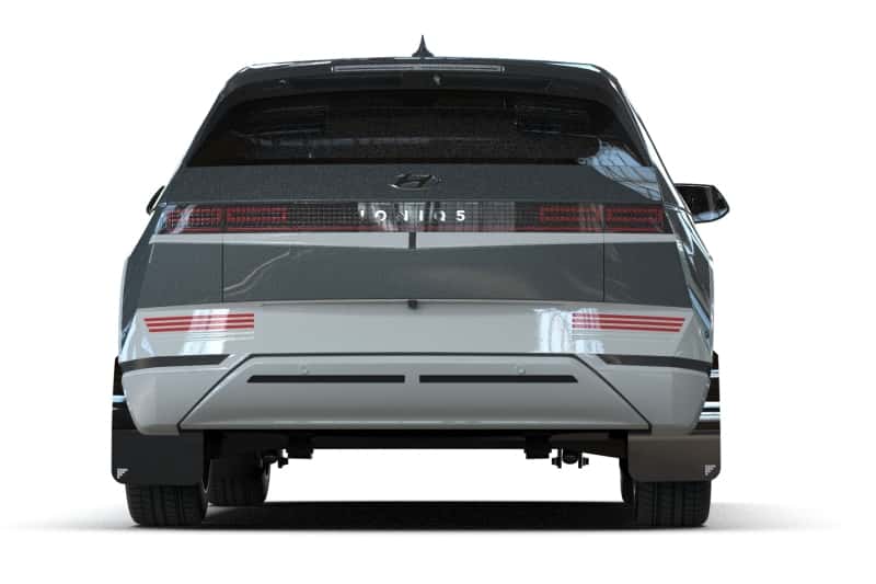 Rally Armor — Rally Armor 22-24 Hyundai Ioniq 5 Black UR Mud Flap Silver Battery Logo
Mud Flap - view 2