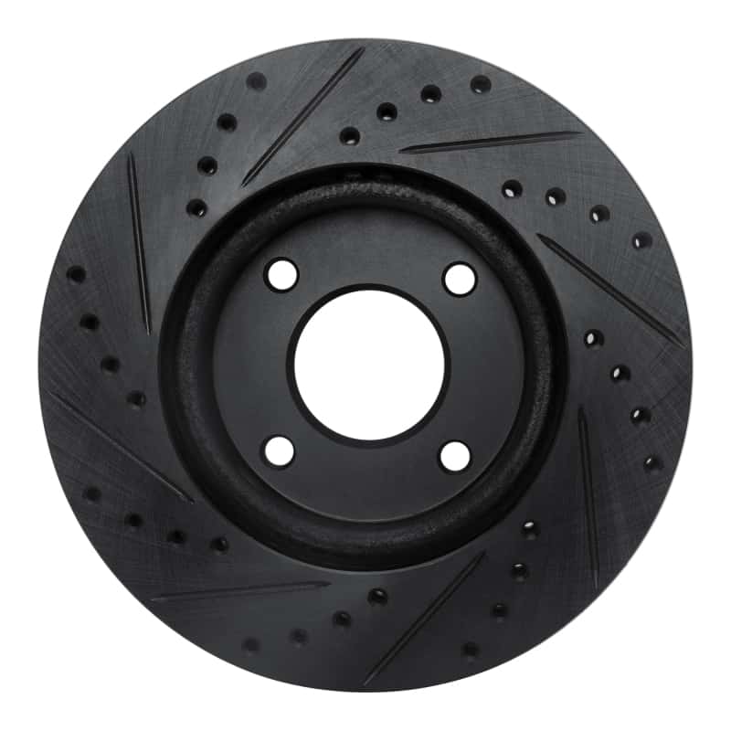 R1 Concepts — R1 07-14 Nissan Cube Front Right Drilled & Slotted Black Brake Rotor
R1 Brake Rotor Drill - view 5