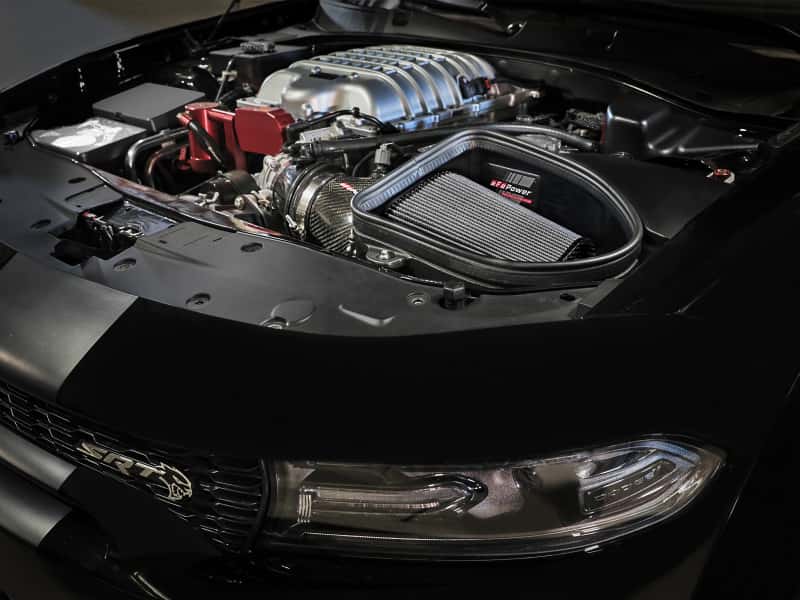 aFe — aFe Dodge Charger SRT Hellcat Redeye 21-23 V8-6.2L Track Series Stage-2 Carbon Fiber Intake System
Track Series Intake  - view 8