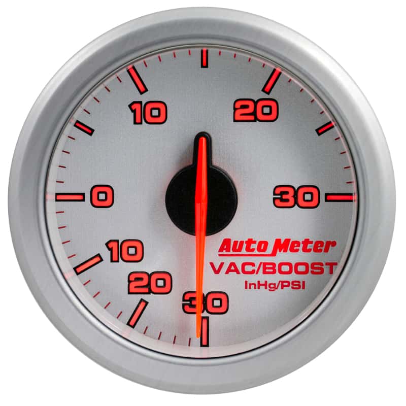 AutoMeter — Autometer Airdrive 2-1/6in Boost/Vac Gauge 30in HG/30 PSI - Silver
GA 2" BST/V ARDRV SL - view 11
