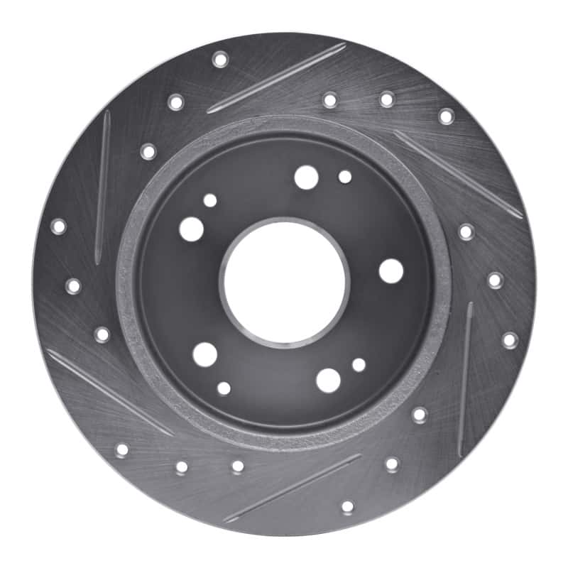 R1 Concepts — R1 97-01 Acura Integra Rear Right Drilled & Slotted Silver Brake Rotor
R1 Brake Rotor Drill - view 5