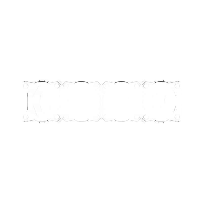 KC HiLiTES — KC HiLiTES FLEX ERA LED Light Bar 10in. Light Shield - Clear (SHIELD ONLY) - view 1