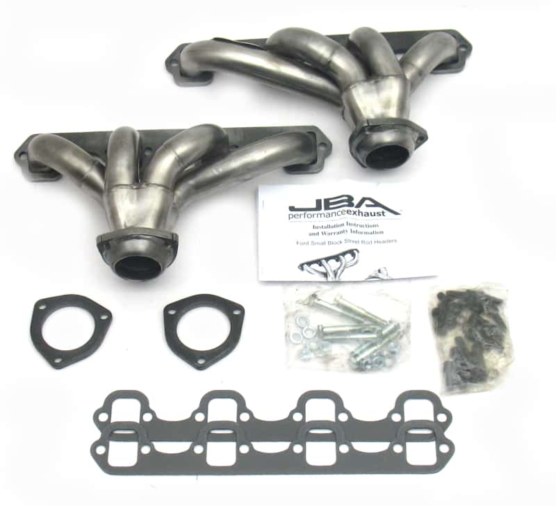 JBA — JBA Ford 260-351W SBF 1-5/8in Primary Raw 409SS Tight Tuck Header
Exhaust Header - view 1