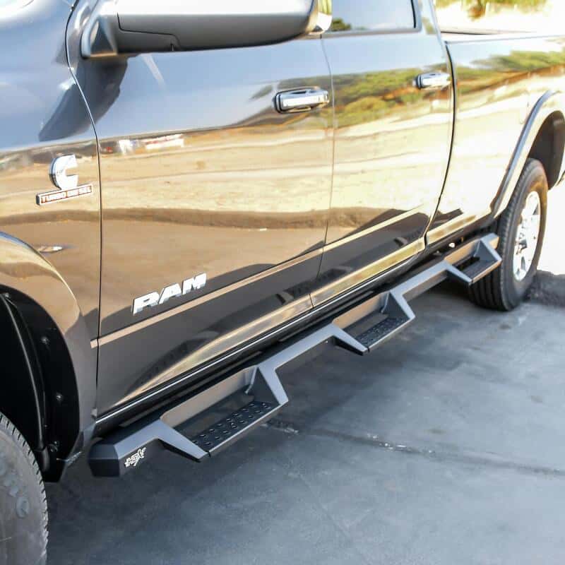 Westin — Westin/HDX 19-20 Ram 2500/3500 Crew Cab (8ft Bed) Drop Wheel to Wheel Nerf Step Bars - Txt Black
Nerf/StepBarWTW - view 4