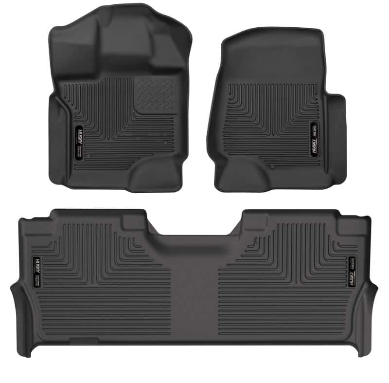 Husky Liners — Husky Liners 17-19 Ford F250 Super Duty CC w/Storage Box Front & 2nd Seat Weatherbeater Floor Liners
Husky Liners 17-19 F-250/F-350/F-450 Crew Cab Weatherbeater Black Front & 2nd Seat Floor Liners
Floor Liners - view 1