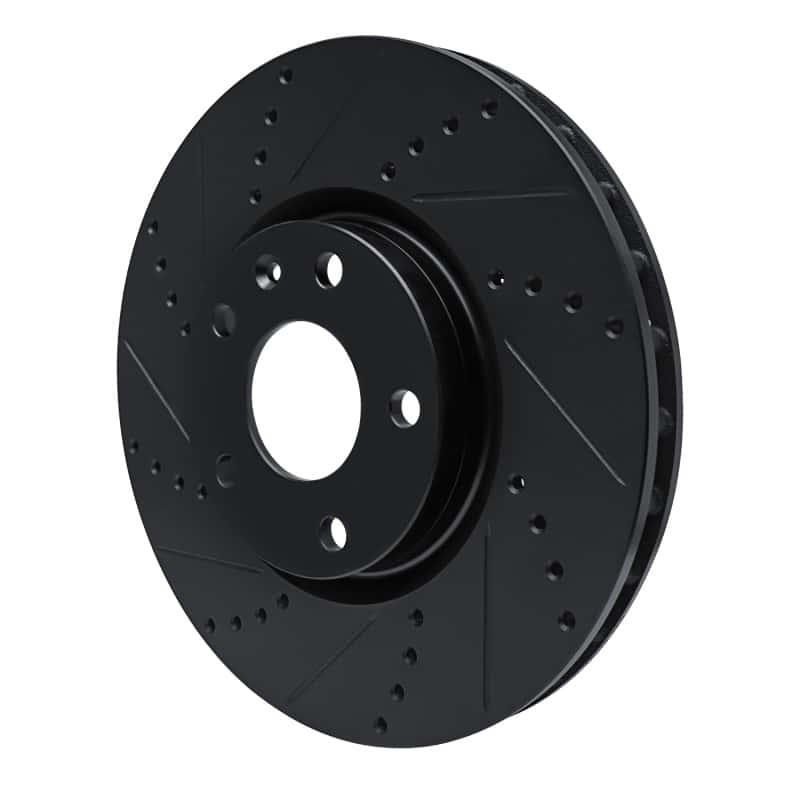 R1 Concepts — R1 14-19 Chevrolet Corvette Front Left Drilled & Slotted Black Brake Rotor
R1 Brake Rotor Drill - view 2