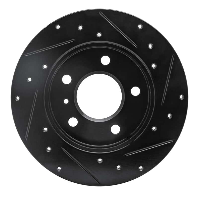 R1 Concepts — R1 04-16 Buick Allure Rear Left Drilled & Slotted Black Brake Rotor
R1 Brake Rotor Drill - view 5