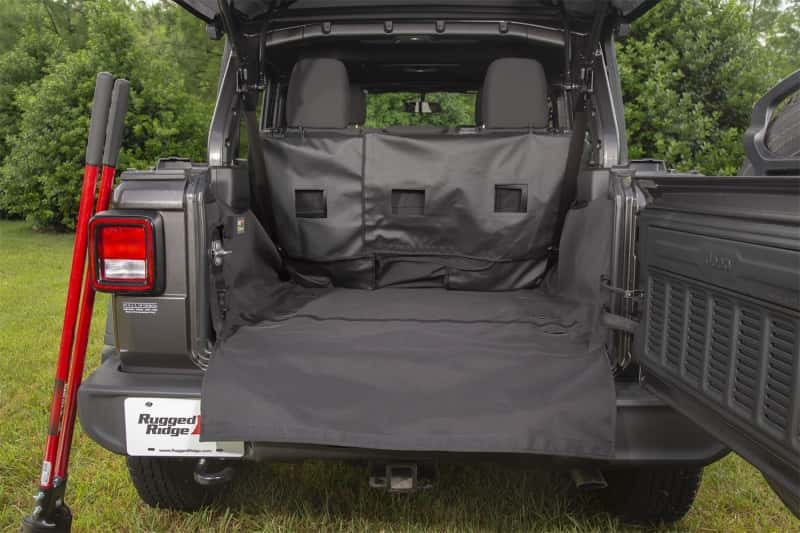 Rugged Ridge — Rugged Ridge C3 Cargo Cover 18-22 Jeep Wrangler JL 4dr (Excl. 4XE Models)
Cargo Area Liner
OFFROAD_INTERIOR - view 1