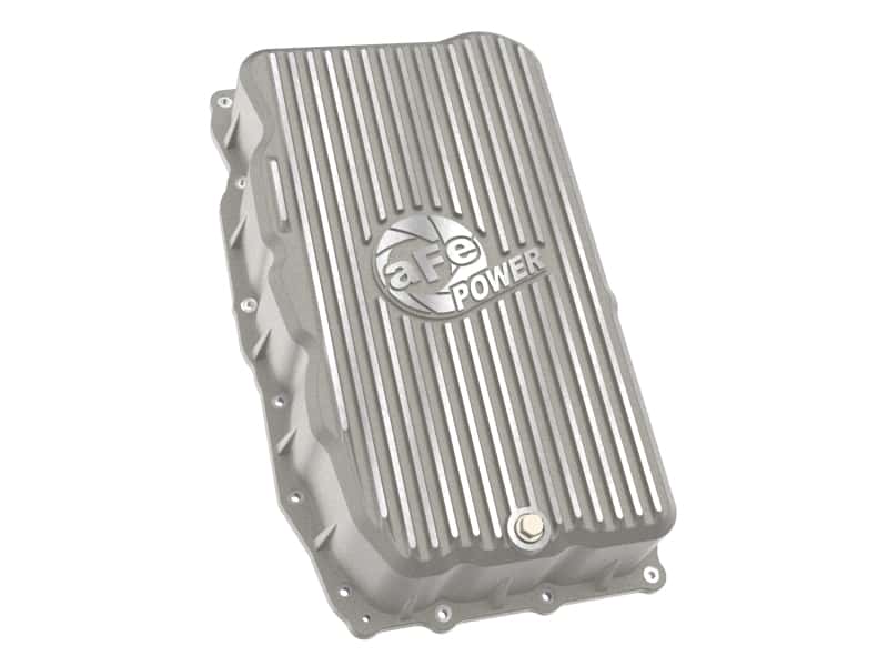 aFe — aFe 20-26 GM Trucks L6 3.0L Transmission Pan - Raw / Machined Fins
Transmission Pan - view 2