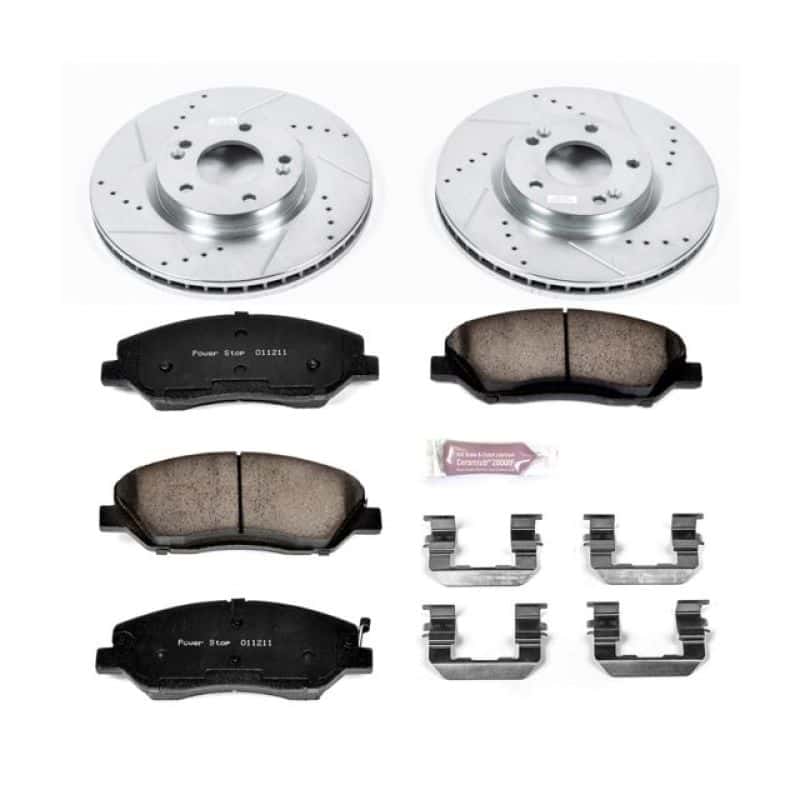 PowerStop — Power Stop 07-09 Hyundai Santa Fe Front Z23 Evolution Sport Brake Kit - view 1