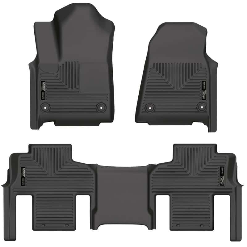 Husky Liners — Husky Liners 2022 Jeep Grand Wagoneer Weatherbeater Black Front & 2nd Seat Floor Liners
Weatherbeater Series
Floor Liners - view 1