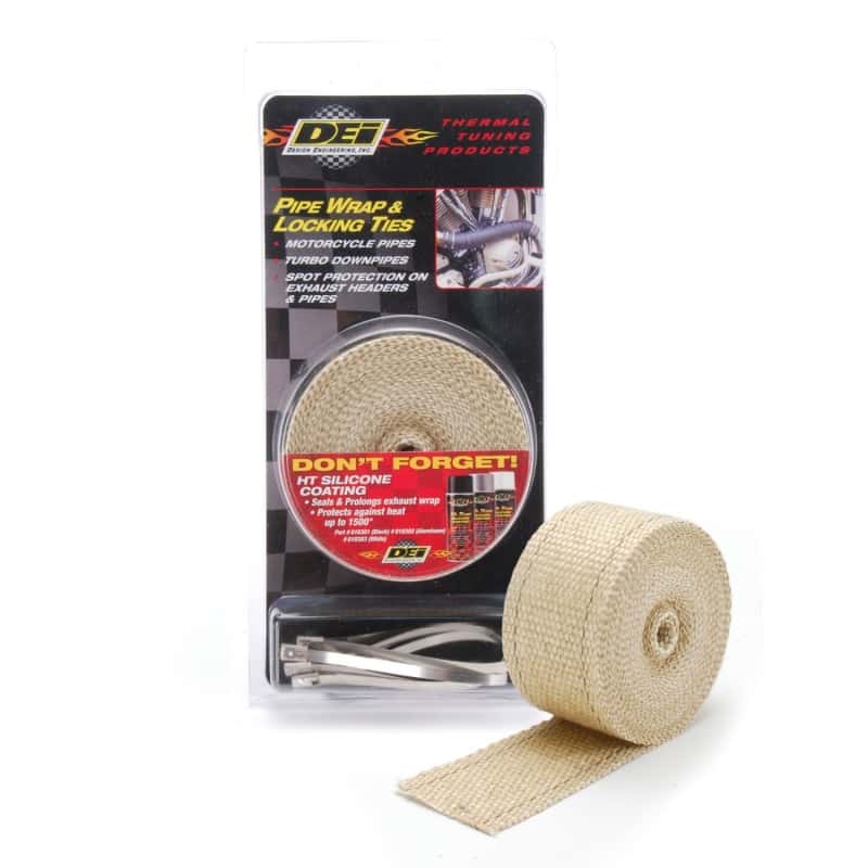 DEI — DEI Exhaust Wrap Kit - Pipe Wrap and Locking Tie - Tan
Exhaust Wrap Kit - view 7