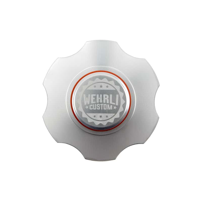 Wehrli — Wehrli 98.5-23 Cummins Billet Aluminum Clear Anodized Oil Fill Cap
Cap Oil 98.5-24 Clr - view 4