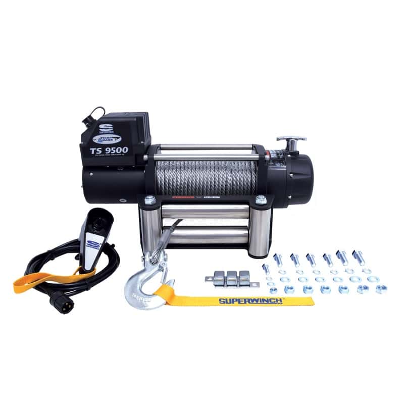 Superwinch — Superwinch 9500 LBS 12V DC 11/32in x 95ft Steel Rope Tiger Shark 9500 Winch
Winch - view 5