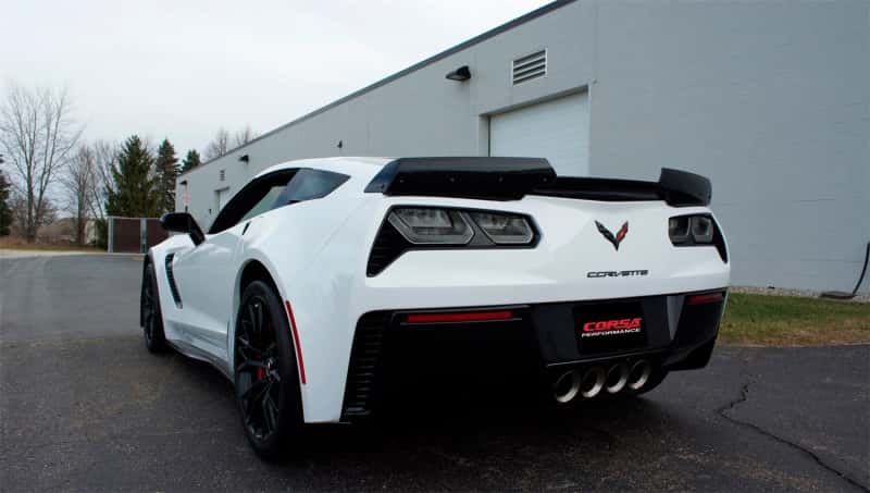 CORSA Performance — Corsa 17-19 Chevy Corvette Z06 (Grand Sport Only) 3in Axle Back Xtreme Exhaust Pol Quad 4.5in Tip
Exhaust - view 6